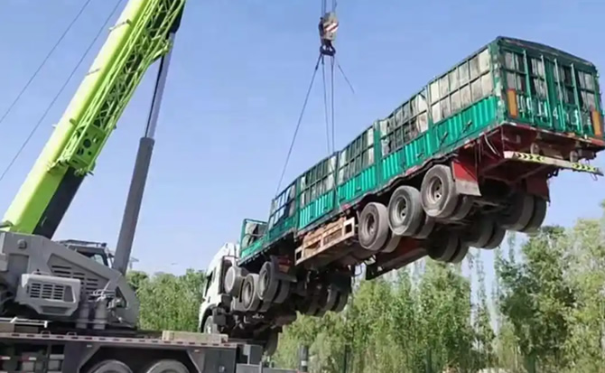威县道路脱困救援案例